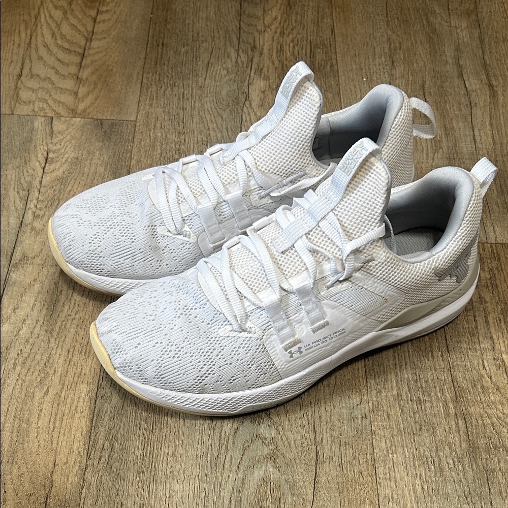 Under Armour Men's White Athletic Sneakers